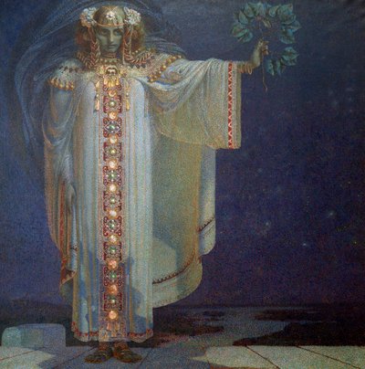 A profetisa Libusa, 1893 de Vítězslav Karel Mašek